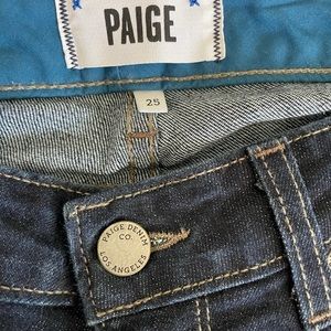 Straight leg Paige Denim, size 25